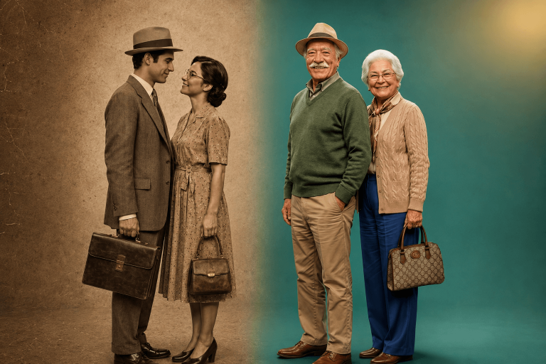 Desfile de abuelitos